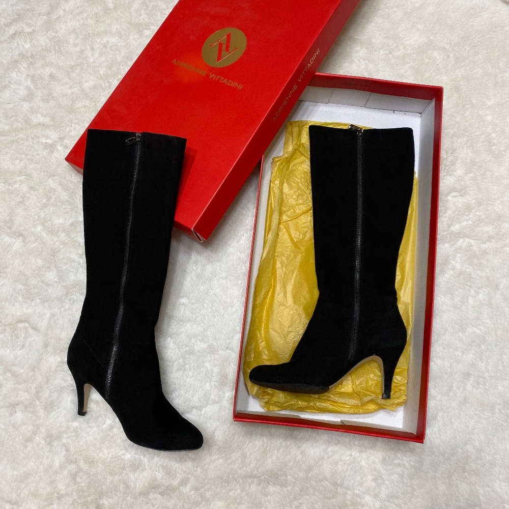 Adrienne Vittadini Black Theresa Boots